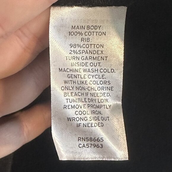 NWT BP Black Sweatshirt with Blue Self Love Graphic - Size: Large - Picture 6 of 7